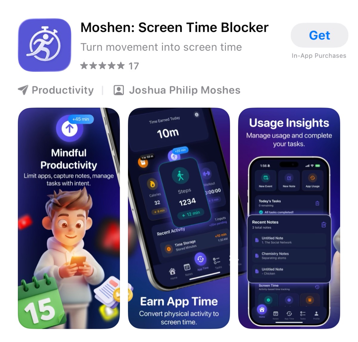 Moshen on the App Store